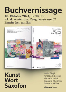 Buchvernissage: Kunst Wort Saxofon