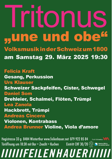 “une und obe” Tritonus. Schweizer Volksmusik bis 1800