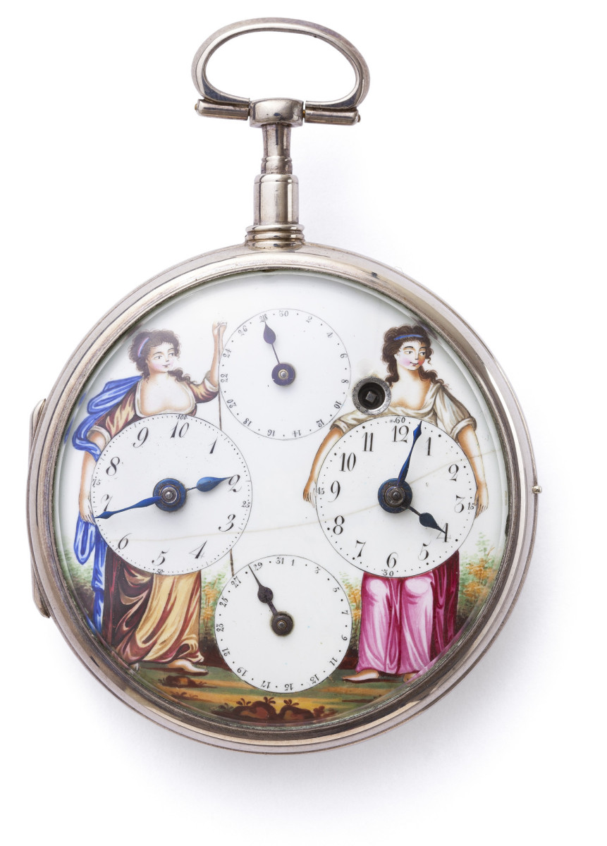 Revolutions-Taschenuhr, Frankreich, um 1793/95. Sammlung Oscar Schwank. Foto: Michael Lio